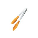 田辺金具 抗菌耐熱ストッパー付マルチトング(オレンジ)270