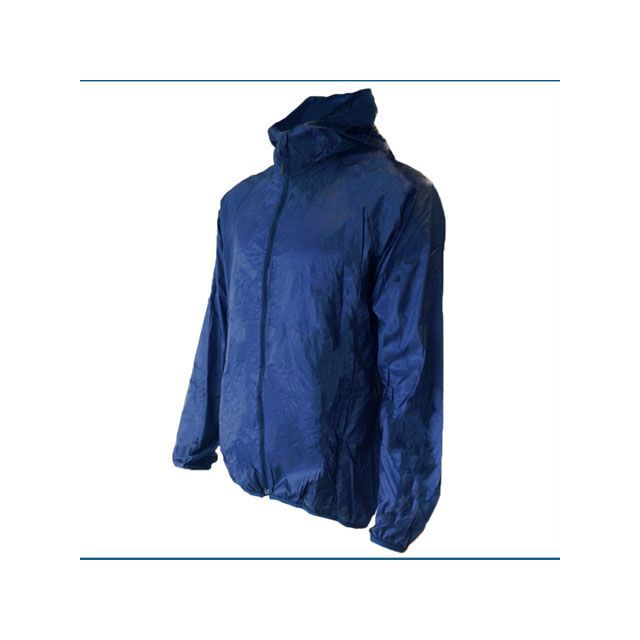 モーターサムライ バイク用 ジャケット コンパクトアンチウィンドフーディ（ネイビー） サイズ M MSW01..