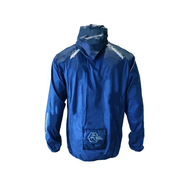 モーターサムライ バイク用 ジャケット コンパクトアンチウィンドフーディ（ネイビー） サイズ L MSW01NV/L