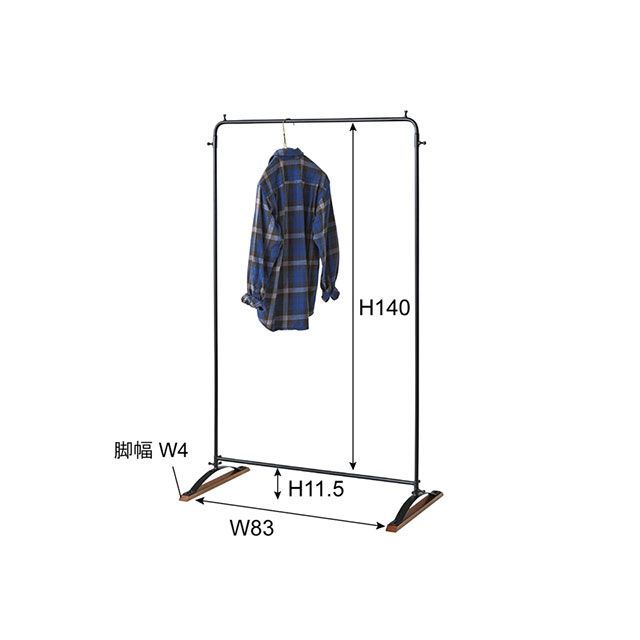 モトメガネ 楽天市場店の【メーカー直送】東谷 NW-181 アイアンハンガー NW-181｜アングル3