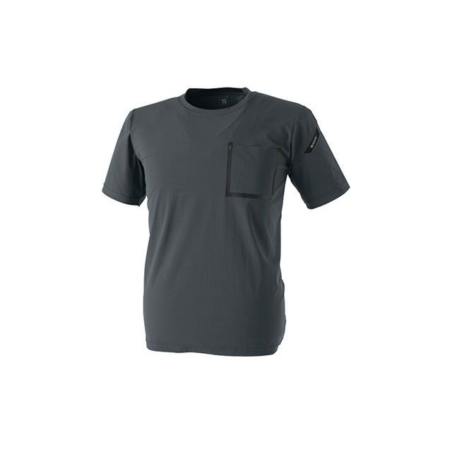 TSデザイン TS DELTAスウェットワークTシャツ(チャコールグレー) サイズ 3L 83551