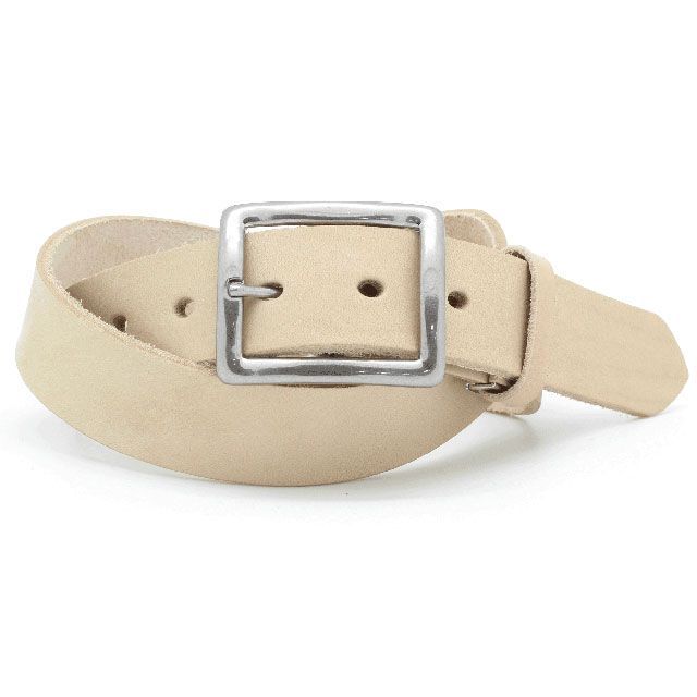 LOCAL WORKS CLASSICO 35mm幅 BASIC SQUERE BUCKLE BELT(タン) RC-084L