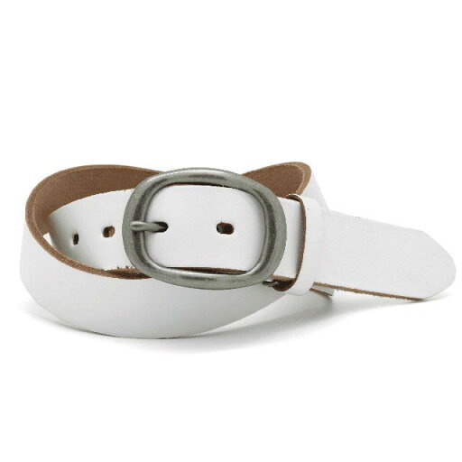 LOCAL WORKS CLASSICO 35mm幅 OVAL GARRISON BUCKLE BELT(ホワイト) RC-055L LOCAL WORKS CLASSICO 35mm幅 OVAL GARRISON BUCKLE BELT(ホワイト) RC-055L