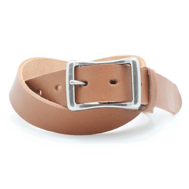 LOCAL WORKS CLASSICO 35mm幅 BEND BUCKLE BELT(ブラウン) RC-073L