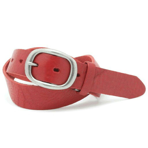 LOCAL WORKS VACHETTA 35mm幅 OVAL GARRISON BUCKLE BELT(レッド) RC-054L LOCAL WORKS VACHETTA 35mm幅 OVAL GARRISON BUCKLE BELT(レッド) RC-054L