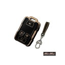 マッドマックス GMC専用 ゴールドライン TYPE B 4ボタン式 TPUソフト スマートキーケース(ブラック) MM50-B11-GMC02(2)