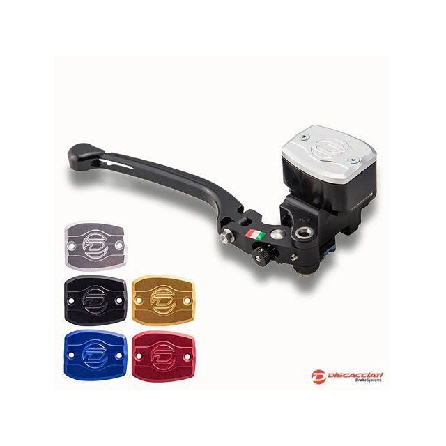 【正規品】Discacciati 角タンクラジアルブレーキマスター Φ16 汎用 レバー ブラック タンクキャップ シャンパン 仕様 ハンドル：インチ FDR0008NKTNCINCH