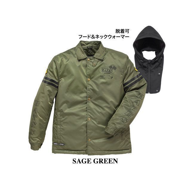ベイツ BJ-N2254CH コーチジャケット（セージグリーン） サイズ L BJ-N2254CH