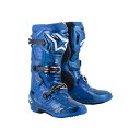 正規品／Alpinestars TECH10 ブーツ（ブルー/ブラック） サイズ：7（25.5cm） C1191 アルパインスターズ オフロードブーツ バイク