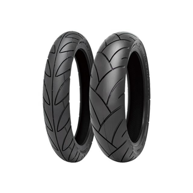 SHINKO SR740 110/70-17 M/C 54H（ブラック/ブラック） 11707400 シンコー オンロードタイヤ バイク 汎用 1