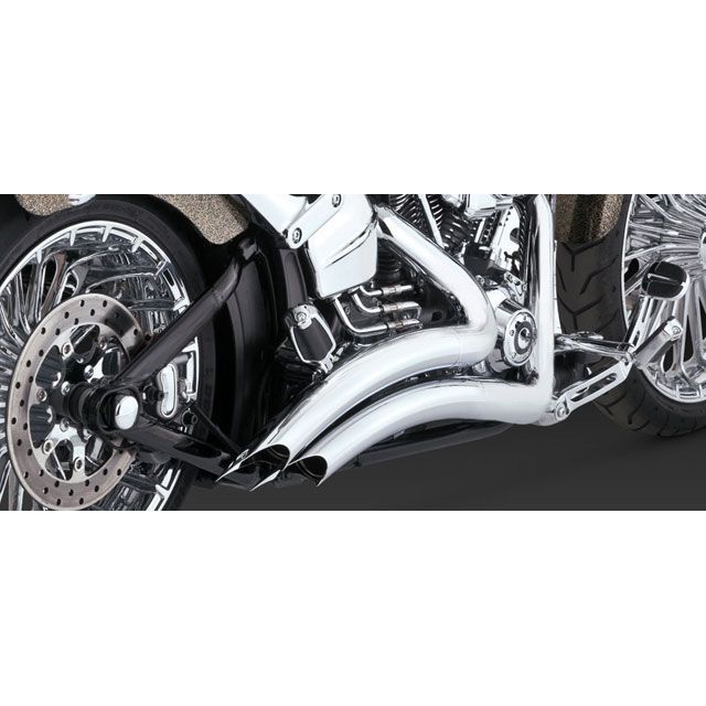 VANCE&HINES BigRadius 2-2 PCX クローム 1800-2588 バンス マフラー本体 バイク CVO FXSBSE ブレイクアウト FXSB ブレイクアウト