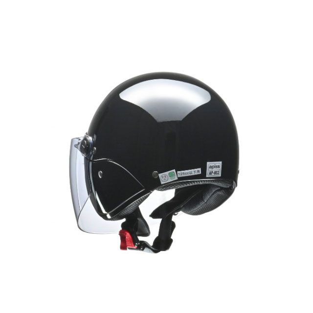 【メーカー直送】リード工業 apiss AP-603 セミジェットヘルメット カラー ブラック ・049008544 perk-up-10762033 モトメガネ 楽天市場店 サンプル画像3