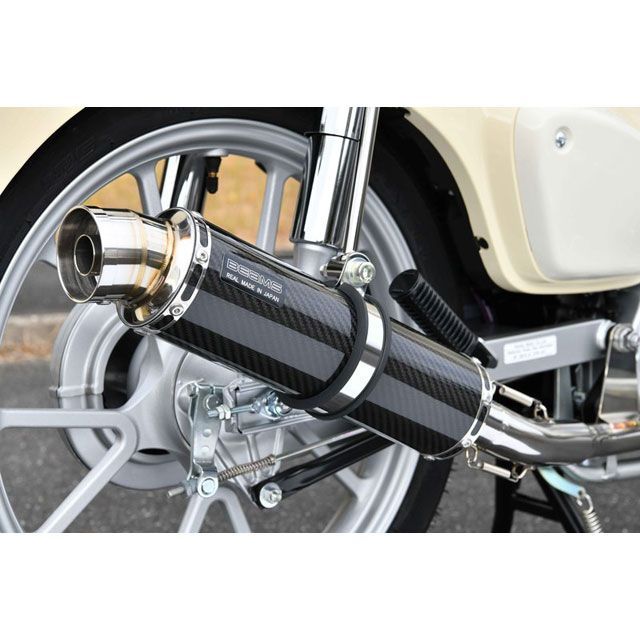 ビームス R-EVOカーボンサイレンサー ダウンタイプ 政府認証 スーパーカブ110 G1006-53-106