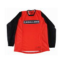 FANTIC キャバレロ モトクロスロジャージ(ブラック/レッド) サイズ XL TEES600CAB04