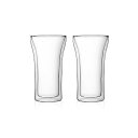 bodum アッサム ダブルウォールグラス 0.4L（2個セット）4547-10 ・00012584 bodum キッチン用品 日用品