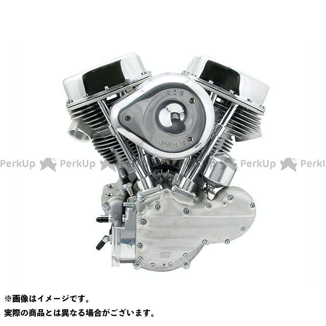 エス&エス P93 コンプリートエンジン Eキャブ 48-64y シルバー ハーレー用 ・023721