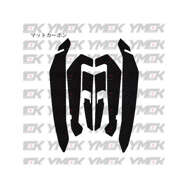 YMCK SHOEI（ショウエイ） X15専用 フラップデカールキット（マットカーボン） X15DMC YMCK ヘルメット関連グッズ バイク