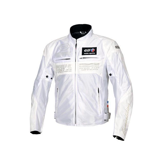 elf インナー付きジャケット L ホワイト elf インナー付きジャケット L ホワイト elf インナー付き