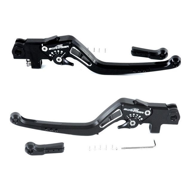 AC Schnitzer Brake and clutch lever adjustable AC S2 set R nineT Pure from 2021 ｜ S700005-H15-V15-007 acs_S700005-H15-V15-00…