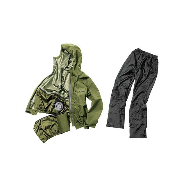 マック AS-933 エアレインフォーシーズンスーツ（カーキ） サイズ L AS-933