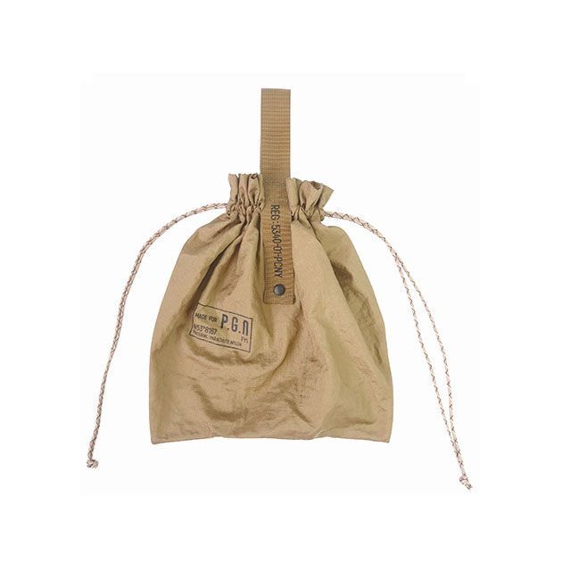 ポストジェネラル PG PACKABLE PARACHUTE NYLONBAG WOLFBROWN 982040039