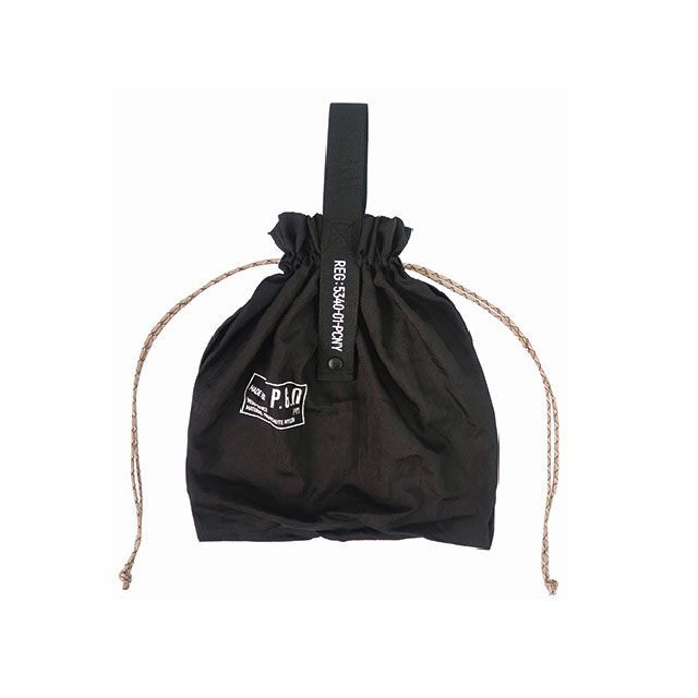 Post General PG PACKABLE PARACHUTE NYLONBAG BLACK 982040040 ポストジェネラル 日用品 日用品