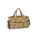 ポストジェネラル PG WAXED CANVAS TOOL BAG RECT BROWN 982140062
