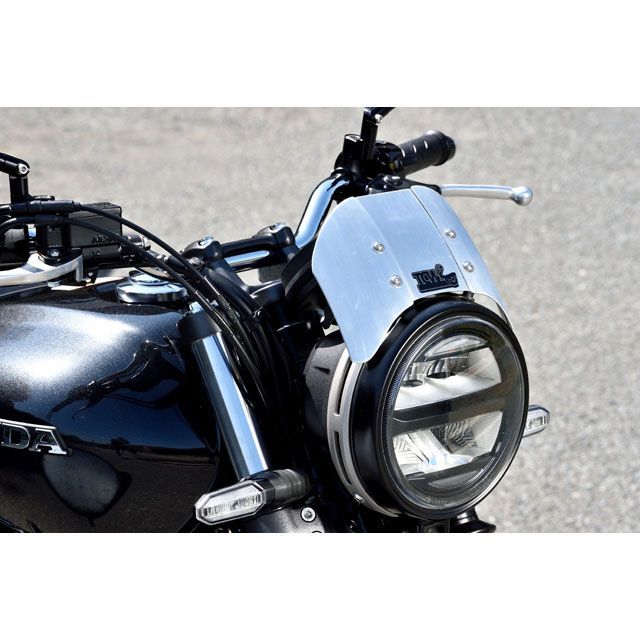 【正規品】マジカルレーシング TCW メーターバイザー シルバー（ヘアライン仕上げ） GB350S 001-GB3521-711S