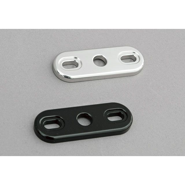 マジカルレーシング 補修パーツ ウルトラライトLEDカーボンウインカーミラー ライトニング フィッイングプレートのみ 汎用 ステムカラー 黒 フィッティングプレート B A01-CALK-BP000(2)