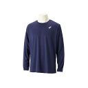 アシックス 2031E018 ES DRY ONEPOINT LS SHIRT(ピーコート×ブリリアントホワイト) サイズ 140cm 2.03E+21