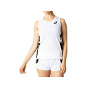 アシックス 2092A086 RUNNING SHIRT(Bホワイト×ブラック) サイズ M 2092A086