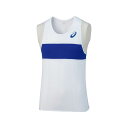 アシックス XT1039 SINGLET(ホワイト×ブルー) サイズ XXL XT1039