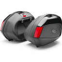 ジビ V35N モノキー PLXサイドケース左右セット -ブラック マット- givi_V35N(2)