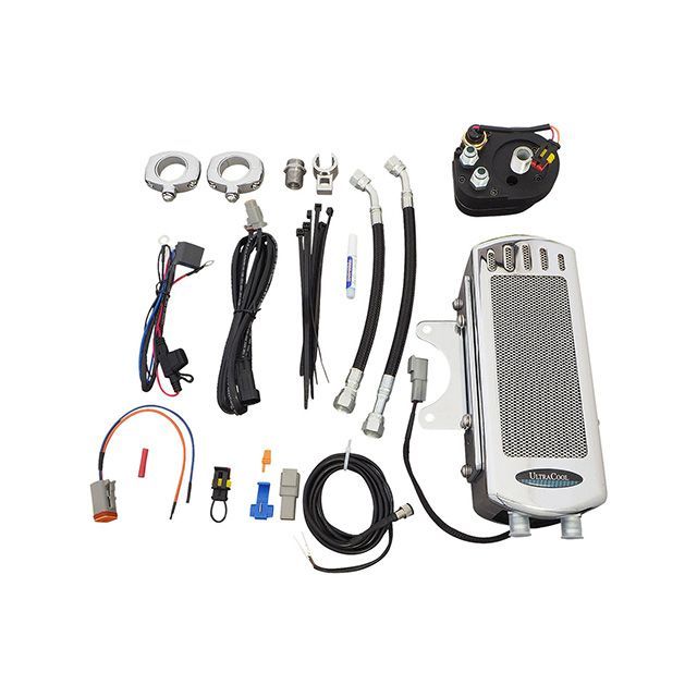 ウルトラクール サイドマウント オイルクーラーシステム 09-16y ツアラー（クローム） ツアラーモデル ・022933