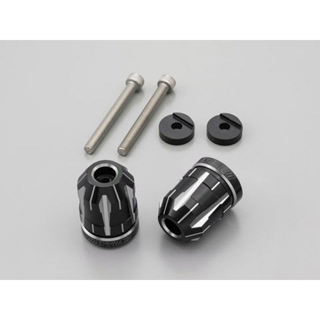 デイトナ PREMIUM ZONE ハンドルバーエンドプラグ TECHNO（シルバー） YAMAHA車 M6 37606(2)