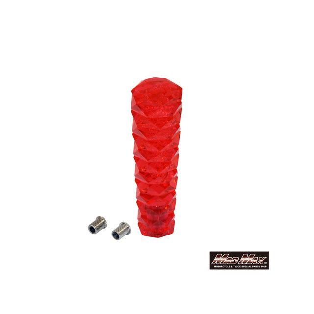 マッドマックス スパーク シフトノブ 150mm 変換アダプター付（レッド） MM75-0060-RD