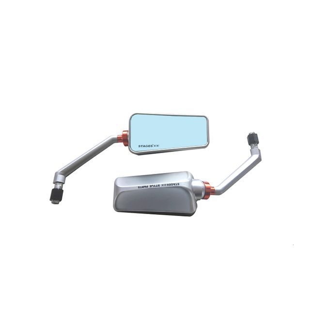 【正規品】ステージ6 バックミラー（シルバー/ブルーレンズ） 汎用 SG6-M1-SB
