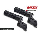 ミズ アジャスタブル レーシング パッセンジャーフットペグ ABE認可品 ブラック/ブラック | 409SS2220021 mizu_409SS2220021