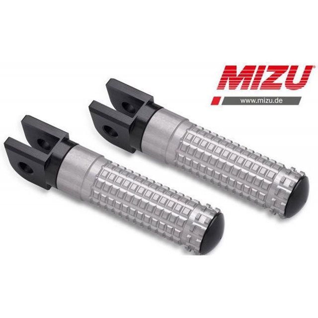 ミズ レーシングフットペグ ABE認可品 ブラック/シルバー ｜ 409ST1110003 mizu_409ST1110003