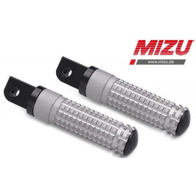 ミズ レーシング パッセンジャーフットペグ ABE認可品 ブラック/シルバー ｜ 409ST1120006 mizu_409ST1..