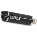 アロー Street Race-Tech Aluminium Dark Silencer with Carby End Cap、Endcap Carbon、EC...