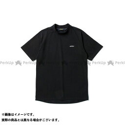 正規品／narifuri マルチテックメッシュモックネックTシャツ（001 ブラック） サイズ：S NF1160 ナリフリ（自転車） ウェア 自転車