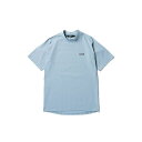 ナリフリ(自転車) マルチテックメッシュモックネックTシャツ(015 ブルーグレー) サイズ XL NF1160