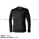 正規品／TS DESIGN TSDELTAコーデュラワークロングTシャツ（ブラック） サイズ：SS 8650 TSデザイン カジュアルウェア バイク