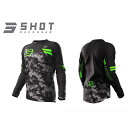 正規品／SHOT RACE GEAR ジャージ ARMY（グリーン） サイズ：2XL A08-12C2-B02-12 SHOT RACE GEAR モトクロス用品 バイク