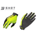 SHOT RACE GEAR グローブ LITE(ネオンイエロー) サイズ XL A08-13A1-A04-11