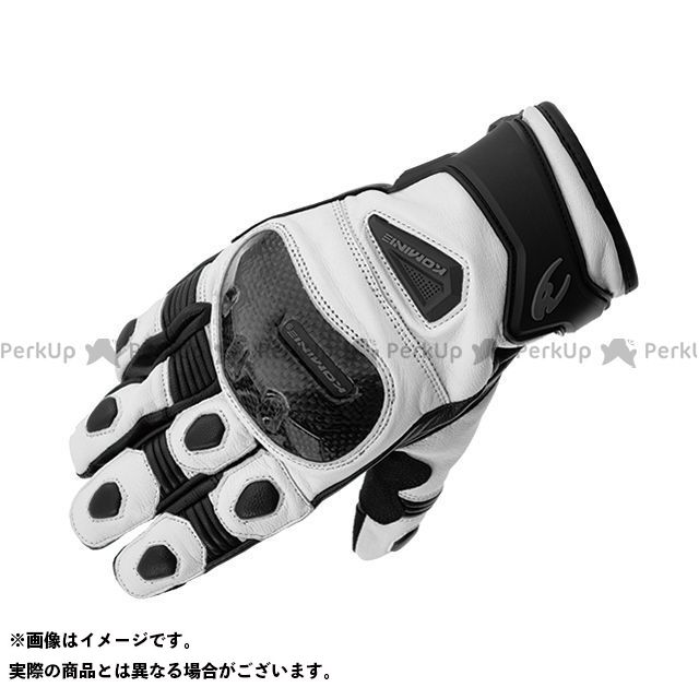【正規品】コミネ 2023-2024秋冬モデル GK-851 カーボンプロテクトウィンターグローブ（ホワイト） サイズ 2XL ・06-851