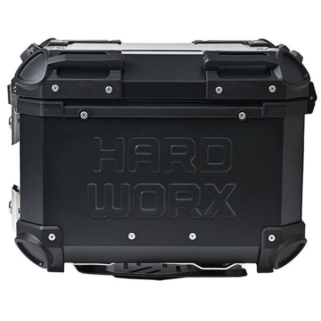 HARD WORX アルミトッフケースHXNE40 45L縦置き（ブラック） HXNE40B ハードワークス ツーリング用ボックス バイク