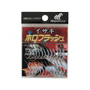 HAYABUSA 小袋バラ鈎 イサキ白 ホロフラッシュ BS300 12号 BS300-12