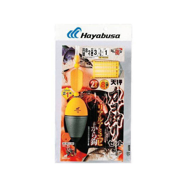 ●メーカー名：HAYABUSA / Hayabusa(ハヤブサ)●商品名：天秤カゴ釣りセット リアルアミエビ＆カラ鈎 2本 HA240 7/1号 ハリス2●メーカー品番：HA240-7/1-2●JANコード：4993722803256商品の保証は、メーカー保証書の内容に準じます。備考■糸絡みが少なく使いやすいL型天秤カゴ、良く飛び良く見える羽根付き発泡ウキがセットになった、沖目の群れを攻略するカゴ釣りセット。■全長：1m■鈎：7／1■ハリス：2■幹糸：2※掲載画像はイメージです。実際の商品とは色味や仕様が異なる場合がございます。